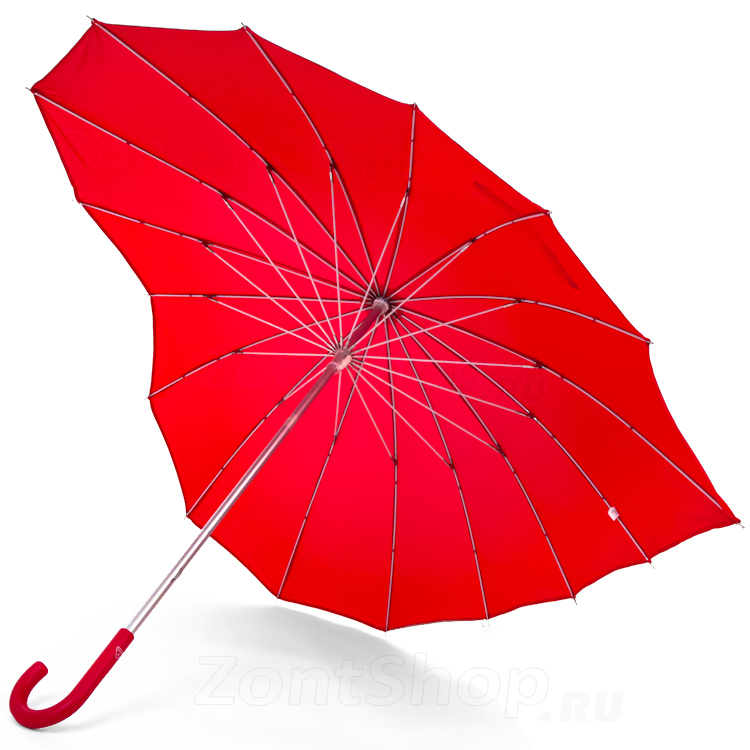 Зонт трость женский Fulton L909 024 Сердце