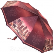 Зонт женский Diniya 2731 (16942) Вечерний город (сатин)