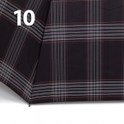 Зонт Три Слона M-6155 (17883) Клетка Черный, семейный с увеличенным куполом