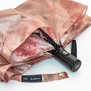 Зонт Три Слона L-3880 (A) 18774 Пионы двухсторонний золотой (сатин)