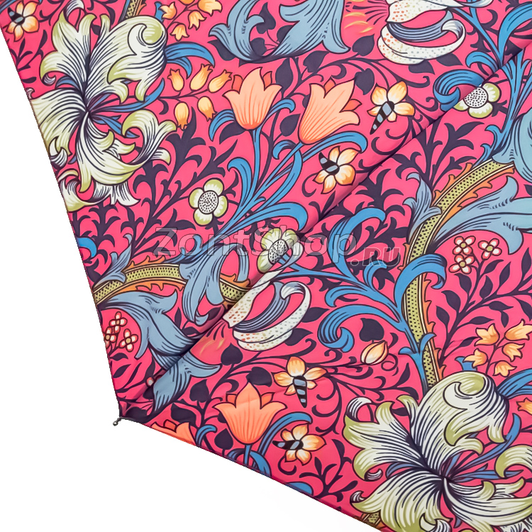 Зонт Fulton Morris & Co L907 4527 Золотой Лиловый UPF50+ (Дизайнерский)