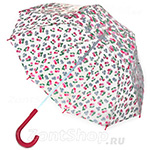 Зонт трость женский прозрачный Fulton Cath Kidston L546 1984 Вишня (Дизайнерский)