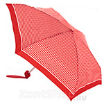 Зонт женский легкий мини Fulton L501 2237 Classics Red Puppyt Гусиные лапки