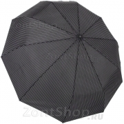 Зонт AMEYOKE OK70-10BCH (04) Полоса, Черный