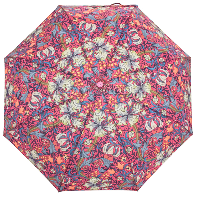 Зонт Fulton Morris & Co L907 4527 Золотой Лиловый UPF50+ (Дизайнерский)