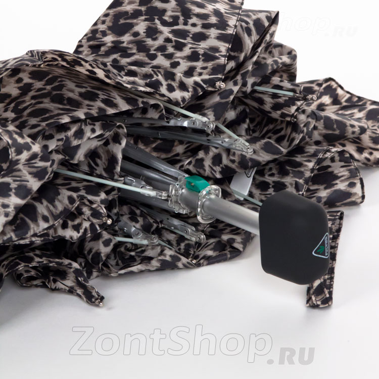 Зонт женский легкий мини Fulton L501 3019 Леопард