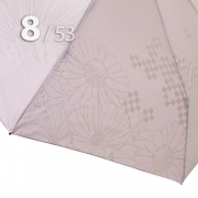 Зонт Три Слона L-4898 (C) 17907 Цветы Графика Бежевый, компактный облегченный