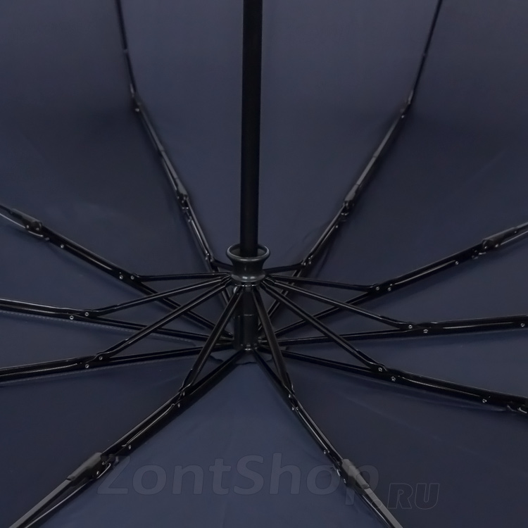 Зонт мужской с большим куполом синий Ame Yoke OK70-10HB