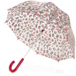 Зонт трость женский прозрачный Fulton Cath Kidston L546 2544 Бабочки (Дизайнерский)