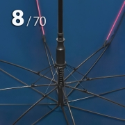 Зонт трость Ame Yoke L70-8S (02) Синий (усиленный, при ветре не выворачивается)