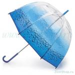 Зонт трость прозрачный  Fulton L734 2196 Ella Doran Пузыри
