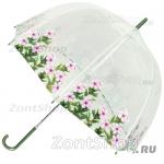Зонт трость прозрачный Fulton L734 1952 Ella Doran Цветы