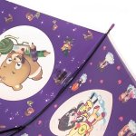 Зонт детский со свистком Torm 14805-1 13153 Аниме фиолетовый полупрозрачный
