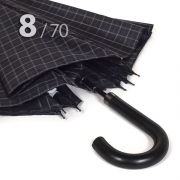 Зонт трость Три Слона M2182 (L) 11458 Клетка (гладкая ручка)