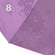 Зонт Три Слона L-4898 (C) 17908 Цветы Графика Сиреневый, компактный облегченный