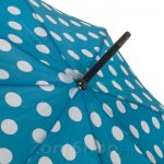 Зонт трость женский Funny Rain FR305 (2) 11631 Горох Голубой