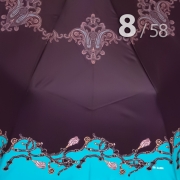 Зонт Три Слона L-3899 (B) 18435 Цепочки бирюзовый, женский