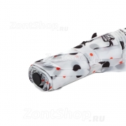 Зонт женский DripDrop 988 (17518) Горох Бабочки Белый