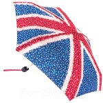 Зонт женский легкий мини Fulton L501 3326 Флаг из цветов