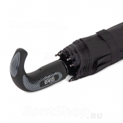 Зонт DAIS 7701 Черный, ручка полукрюк