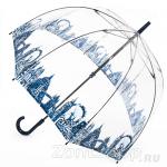 Зонт трость женский прозрачный Fulton L042 3042 Лондон