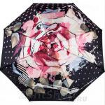Зонт женский Trust 30471 9094 Роза и листья (сатин)