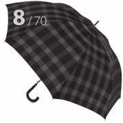 Зонт трость Три Слона M2182 (L) 11456 Клетка (гладкая ручка)