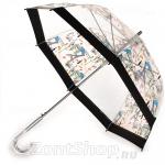 Зонт трость женский прозрачный Ame Yoke L-60 10031 Париж