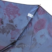 Зонт Три Слона L-3880 (A) 18777 Пионы двухсторонний синий (сатин)