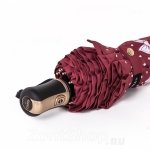 Зонт женский Три Слона L3818 15573 Рюши Банты Бордовый