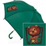 Зонт детский ArtRain 1552 12107 Царь зверей зеленый