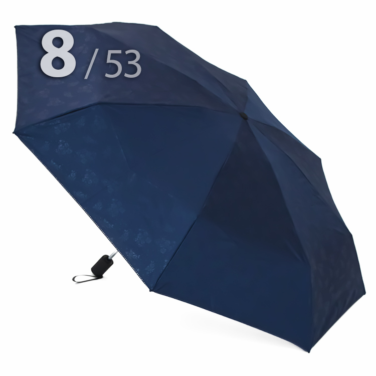 Зонт Три Слона L-4806 (F) 17906 Цветы Синий, компактный