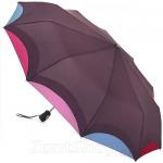 Зонт женский Три Слона L3110 B/S рюши мульти 12743 Сиреневый темный
