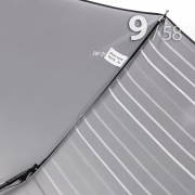 Зонт Три Слона L-3992 (A) 18180 Горох Полоска серый