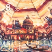 Зонт Три Слона L3883 13736 Венеция в цветной палитре, женский