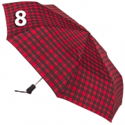 Зонт Три Слона L-3803 (K) 11571 Клетка Красный
