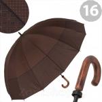 Большой зонт трость Trust 19968 14738 Геометрия коричневый