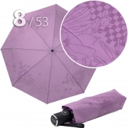 Зонт Три Слона L-4898 (C) 17908 Цветы Графика Сиреневый, компактный облегченный