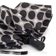 Зонт женский DripDrop 988 16579 Серый черный горох