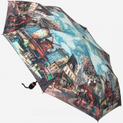 Зонт женский LAMBERTI 73945 (16056) Уличная романтика Парижа