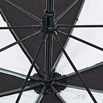 Зонт гольфер Fulton S669 2986 Stormshield Черно-белый Ветроустойчивый