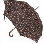 Зонт трость женский Fulton Cath Kidston L541 2652 Цветы черный (Дизайнерский)