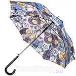 Зонт трость женский Prize 165 (10087) Завитушки разноцветный