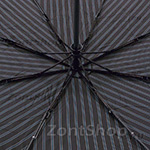 Зонт Три Слона M-8801 (6889) Черный (серая голубая полоса)