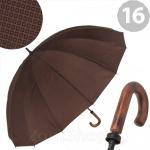 Большой зонт трость Trust 19968 14737 Геометрия коричневый