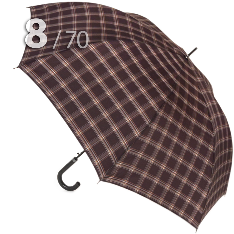 Зонт трость Три Слона M2182 (N) 15321 Клетка (плетеная ручка)