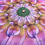 Зонт женский Три Слона 115 6319 Фиолетовый (Цветочная Серия)