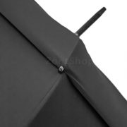 Зонт трость AMEYOKE L75 STORM (01) Черный (наконечник металл)