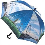 Зонт трость женский Ame Yoke L58 6884 London Eye (сатин)