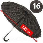 Зонт трость для двоих Ame Yoke L70-СH 14443 Клетка